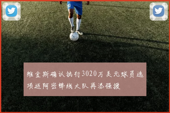 维金斯确认执行3020万美元球员选项迈阿密锋线大队再添强援